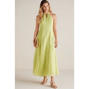 chinese dress ladies Yuli Linen Dress